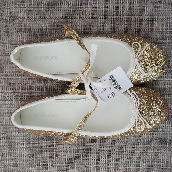 •Crewcuts• Girls Glitter Mary Jane Ballet Flats - Picture 6 of 6